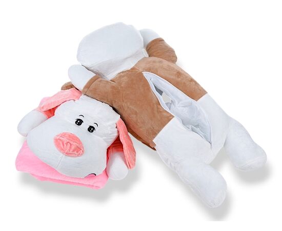 Дитячий плед унісекс 6802 mix, Собака 60х30, плед 160х120 р.120*160 "Obuv OK2" недорого оптом від прямого постачальника, зображення 2