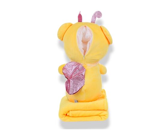 Дитячий плед унісекс 7503 (12121), Бджола 50х20, плед 160х120 р.120*160 "Obuv OK2" недорого оптом від прямого постачальника, зображення 2