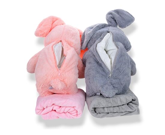 Дитячий плед унісекс 7460 mix, Зайчик 50х35, плед 160х120 р.120*160 "Obuv OK2" недорого оптом від прямого постачальника, зображення 2