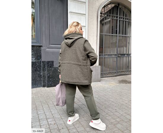 Фотография Женский спортивный костюм БАТАЛ р.50-52;54-56;58-60 "VIKA" купить недорого от прямого поставщика, изображение 10