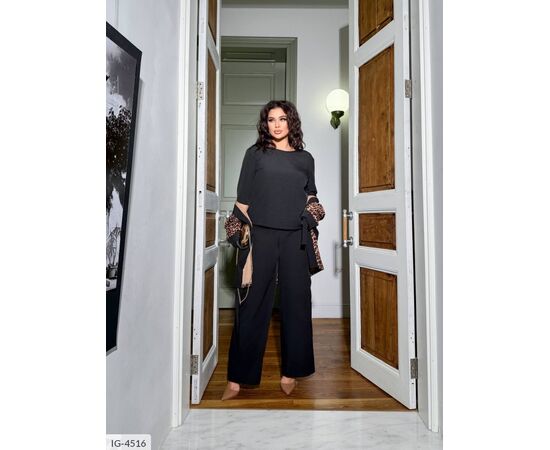 Фотография Костюм брючный женский большие размеры р.50-52;54-56;58-60 "VIKA" купить недорого от прямого поставщика, изображение 6