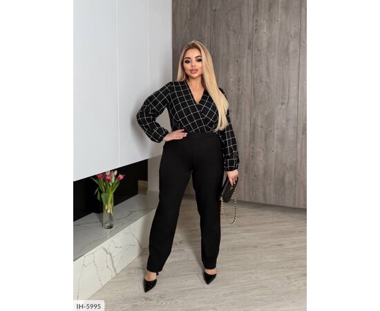 Фотография Комбинезон женский БАТАЛ р.50-52;54-56;58-60 "VIKA" купить недорого от прямого поставщика, изображение 7