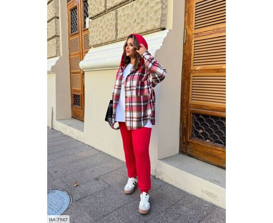 Фотография Тройка оверсайз р.48-50;52-54;56-58;60-62 (5цв) "VIKA" купить недорого от прямого поставщика, изображение 8