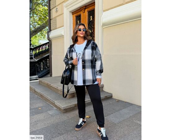 Фотография Тройка оверсайз р.48-50;52-54;56-58;60-62 (5цв) "VIKA" купить недорого от прямого поставщика, изображение 19