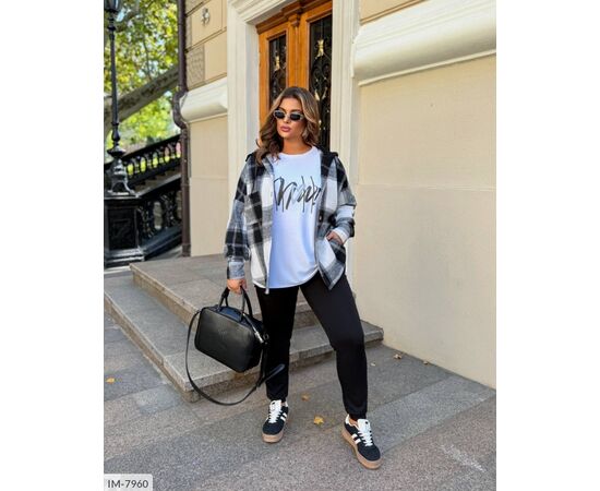 Фотография Тройка оверсайз р.48-50;52-54;56-58;60-62 (5цв) "VIKA" купить недорого от прямого поставщика, изображение 20