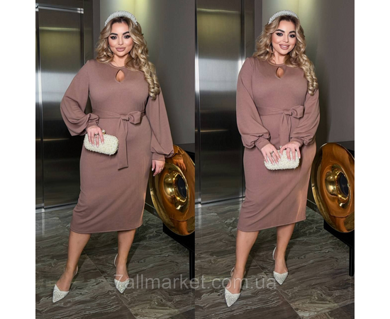 Плаття жіноче рубчик р-ри 46-60 "LADA" купити недорого від прямого постачальника, зображення 2