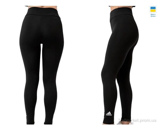 Фотография Лосинсы женские Весна/осень 5000-1 чорний AD (4 шт. р.сетка 2XL-5XL) "Sport style" недорого оптом от прямого поставщика, изображение 2