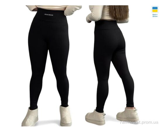 Фотография Лосинсы женские Весна/осень 5225-1 чорний (4 шт. р.сетка S-XL) "Sport style" недорого оптом от прямого поставщика, изображение 2