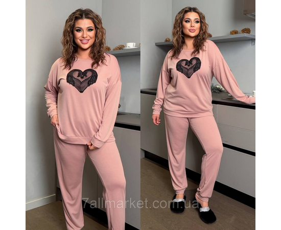 Фотография Пижама женская трикотаж вискоза  46-60 "LADA" недорого от прямого поставщика, изображение 2