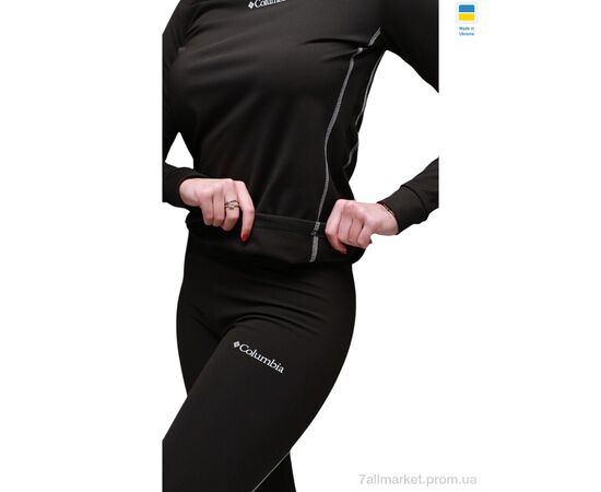 Жіноча тема білизна Зима 800 чорний (4 шт. р.сітка2XL-5XL) "Margo" недорого оптом від прямого постачальника, зображення 2