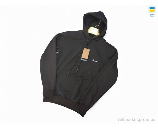 Батник чоловічий Весна/осінь 501 NK чорний (5 шт. р.сіткаM-2XL) "Sport style" недорого оптом від прямого постачальника, зображення 2