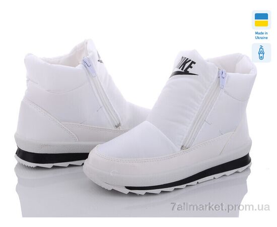 Фотография Дутики женские утепленные зима 114Nk бiл б/п літери (8 пар р.37-41) "Selena" недорого оптом от прямого поставщика, изображение 2