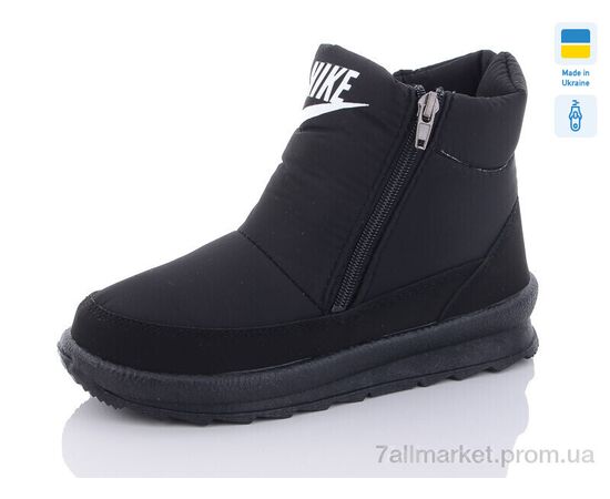 Фотография Ботинки женские стильные зима 114NK чорний літ.ч/п (8 пар р.37-41) "Selena" недорого оптом от прямого поставщика, изображение 2