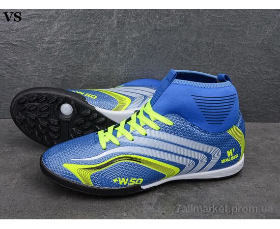 Футбольне взуття чоловічі Весна/осінь Walked 002 blue (8 пар р.40-44) "VS" недорого оптом від прямого постачальника, зображення 2