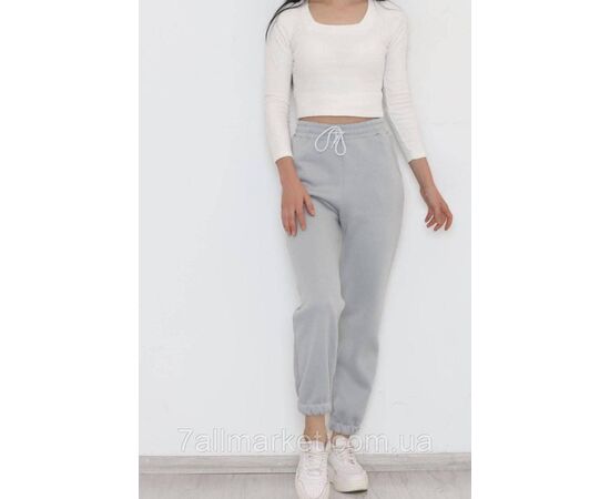 Спортивні штани жіночі на флісі р-ри 50-58 (9 кв) "MODY" недорого від прямого постачальника, зображення 3