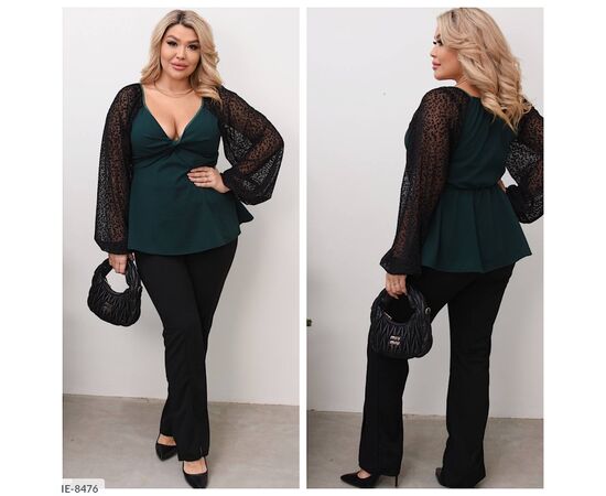 Фотография Костюм брючный женский большие размеры р.50-52;54-56;58-60 "VIKA" купить недорого от прямого поставщика, изображение 9