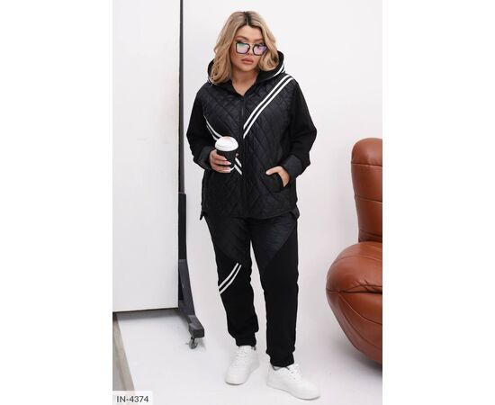 Фотография Женский прогулочный костюм со штанами большие размеры р.50-52;54-56;58-60;62-64;64-68;66-68 (5цв) "VLADA" купить недорого от прямого поставщика, изображение 17