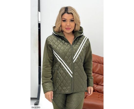 Фотография Женский прогулочный костюм со штанами большие размеры р.50-52;54-56;58-60;62-64;64-68;66-68 (5цв) "VLADA" купить недорого от прямого поставщика, изображение 10