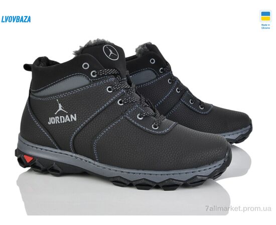 Фотография Ботинки мужские стильные зима Cardinal Б10 пр.чорний (8 пар р.40-45) "Lvovbaza" недорого оптом от прямого поставщика, изображение 2