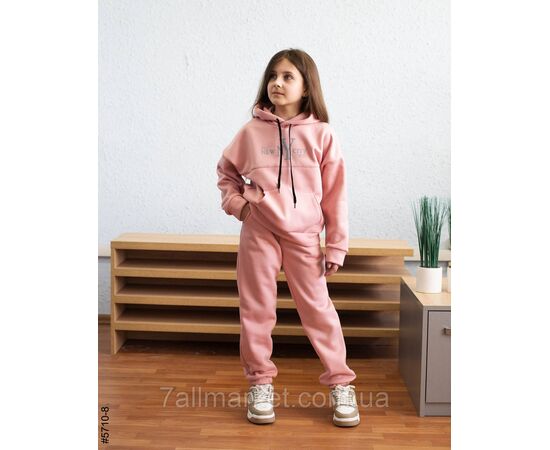 Спортивний костюм тринитка на флісі підліток 36,38,40,42 (7кв) "NOWEMBER" недорого від прямого постачальника, зображення 3