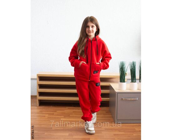 Фотография Спортивний костюм на блискавці тринитка на флісі підліток 36,38,40,42 (9цв) "NOWEMBER", изображение 5