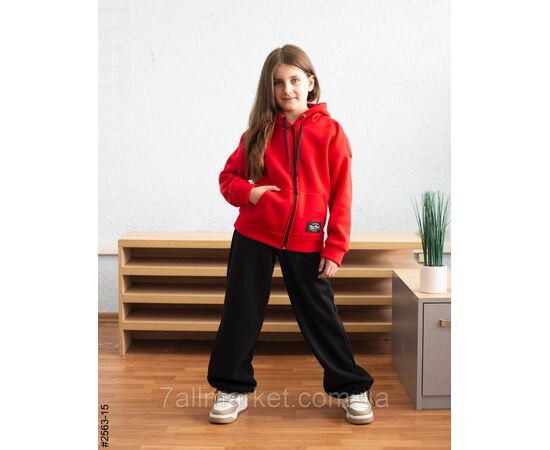 Спортивний костюм тринитка на флісі підліток 36,38,40,42 (8кв) "NOWEMBER" недорого від прямого постачальника, зображення 3