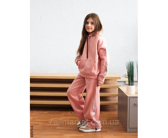 Спортивний костюм тринитка на флісі підліток 36,38,40,42 (4кв) "NOWEMBER" недорого від прямого постачальника, зображення 2