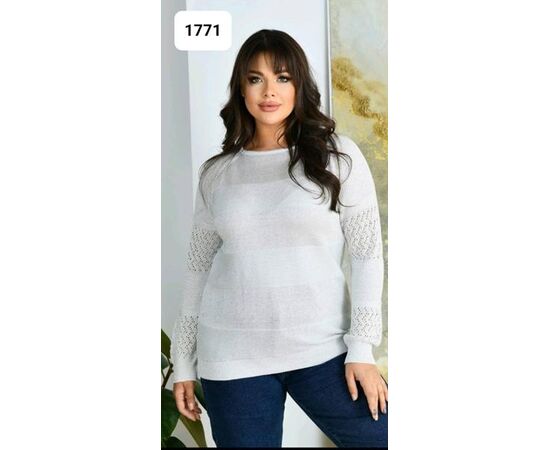 Фотография Свитер женский 1771 brown р.54-56 "Julia" недорого оптом от прямого поставщика, изображение 2