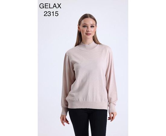 Фотография Свитер женский 2315 d.beige р.52-54 "Julia" недорого оптом от прямого поставщика, изображение 2