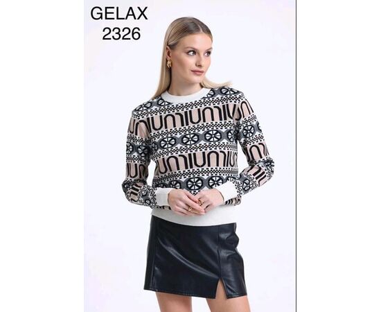 Фотография Свитер женский 2326 black р.48-52 "Julia" недорого оптом от прямого поставщика, изображение 2