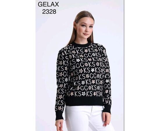 Фотография Свитер женский 2328 green р.48-52 "Julia" недорого оптом от прямого поставщика, изображение 2