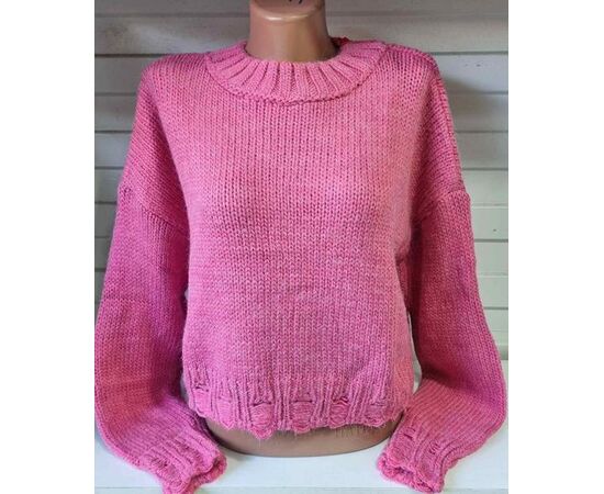 Фотография Свитер женский J30 grey р.one size "Julia" недорого оптом от прямого поставщика, изображение 2