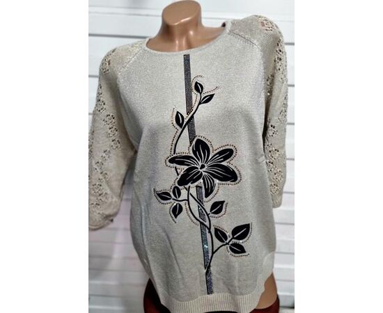 Фотография Свитер женский JL566 mint р.52-54 "Julia" недорого оптом от прямого поставщика, изображение 2