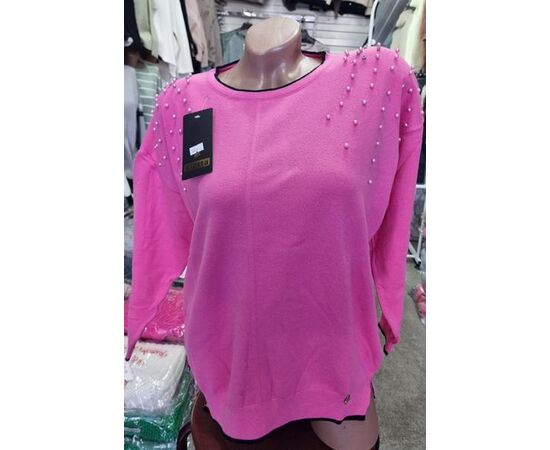 Фотография Свитер женский JL589 d.beige р.52-54 "Julia" недорого оптом от прямого поставщика, изображение 2