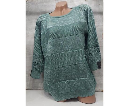 Светр жіночий JL675 green р.52-54 "Julia" недорого оптом від прямого постачальника, зображення 2