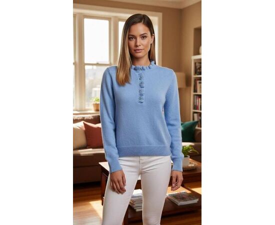 Светр жіночий JL701 yellow р.48-52 "Julia" недорого оптом від прямого постачальника, зображення 2