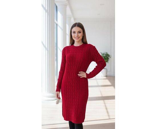 Сукня тепла жіноча JL797 d.grey р.48-52 "Julia" недорого оптом від прямого постачальника, зображення 2