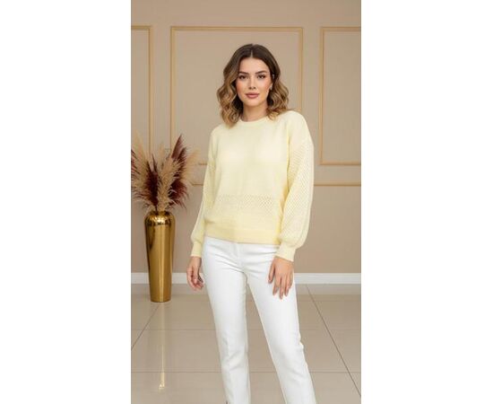 Светр жіночий JL810 d.beige р.46-50 "Julia" недорого оптом від прямого постачальника, зображення 2