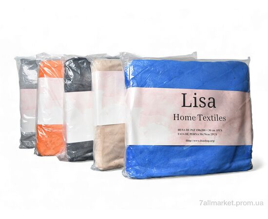 Постільна білизна Весна/осінь Lisa 2025(12113) 150x200 mix (3 шт. р.сіткаOne size) "Obuvok" недорого оптом від прямого постачальника, зображення 2