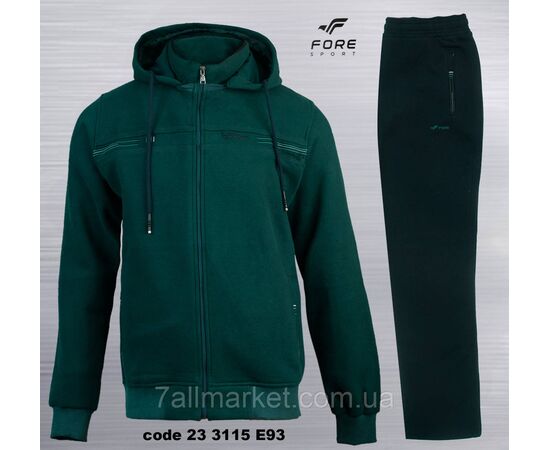 Спортивний чоловічий костюм на флісі FORE розміри XL-3XL (5 кв) "REMAIN" недорого від прямого постачальника, зображення 3