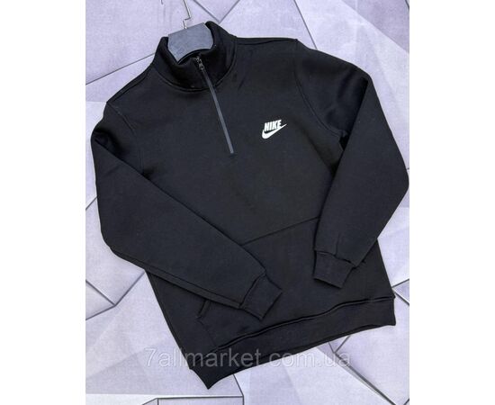 Батник чоловічий комір на блискавці фліс розміри S-2XL (4кв) "MACCALI" купити недорого від прямого постачальника, зображення 4