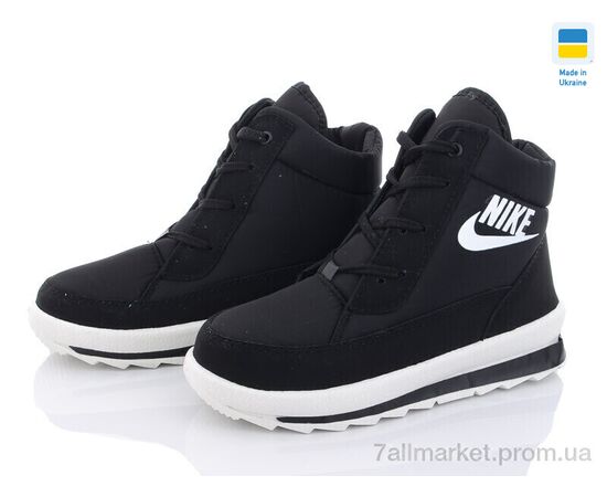 Черевики чоловічі стильні Зима 117N чор.б/п літери (8 пар р.37-41) "Selena" недорого оптом від прямого постачальника, зображення 2