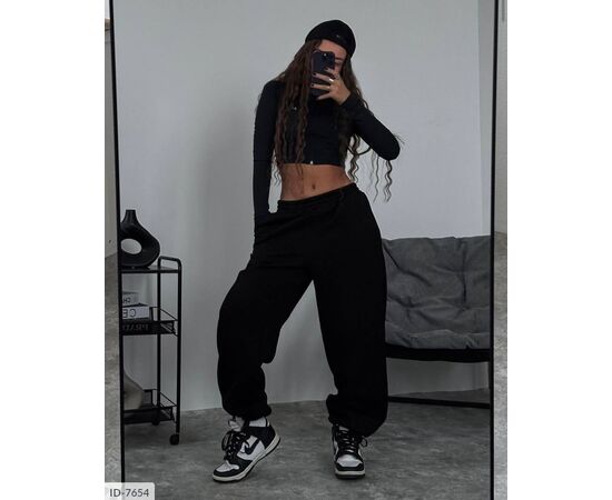 Штани жіночі утеплені базові тринити на флісі р.42-44;44-46 (4кол.) "BEST FASHION" купити недорого від прямого постачальника, зображення 3