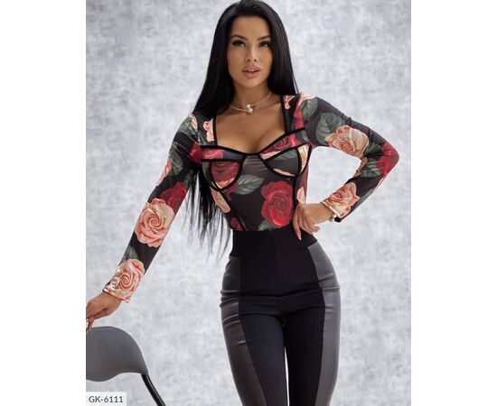 Жіночі лосини великого розміру р.46;48;50;52;54;56;58;60;62;64;66;68 "VLADA" купити недорого від прямого постачальника, зображення 3