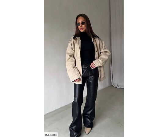 Жіночі стильні штани р.S-M;M-L (2кол.) "ANNVER" купити недорого від прямого постачальника, зображення 13