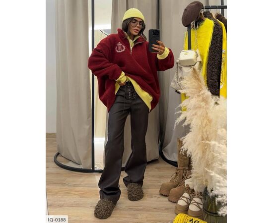 Жіночі стильні штани р.S-M;M-L (2кол.) "ANNVER" купити недорого від прямого постачальника, зображення 9