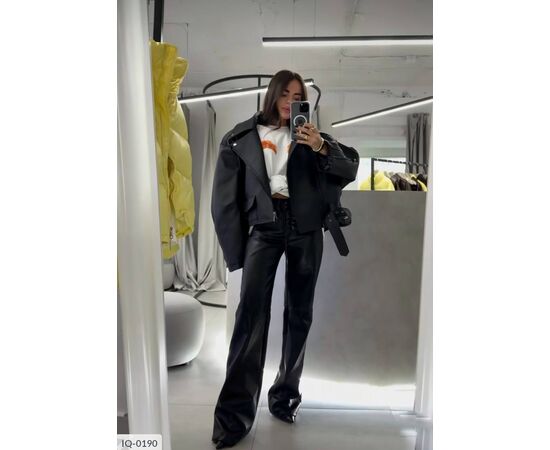 Жіночі стильні штани р.S-M;M-L (2кол.) "ANNVER" купити недорого від прямого постачальника, зображення 10