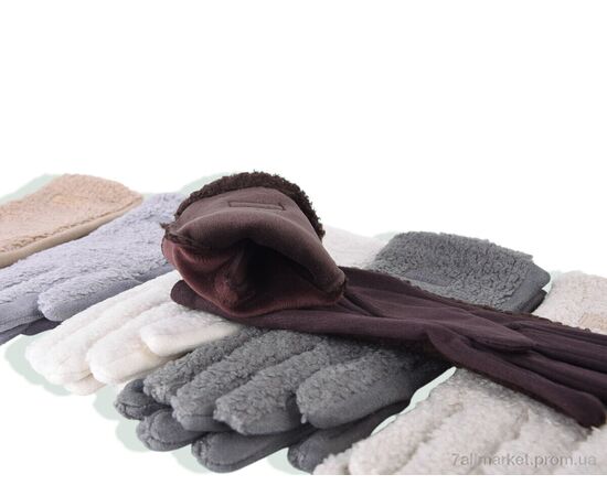 Рукавички жіночі Зима N03 mix (12 шт. р.сітка6,5-8,5) "KUINH" недорого оптом від прямого постачальника, зображення 2