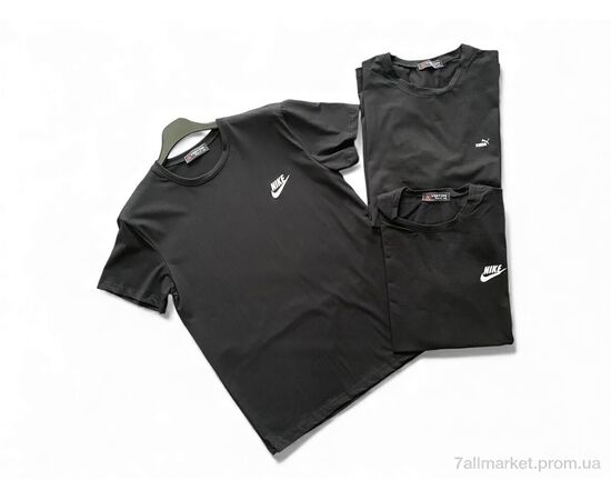 Фотография Футболка мужская Лето X1 black (5 шт. р.сетка 50-58) "Verton" недорого оптом от прямого поставщика, изображение 2