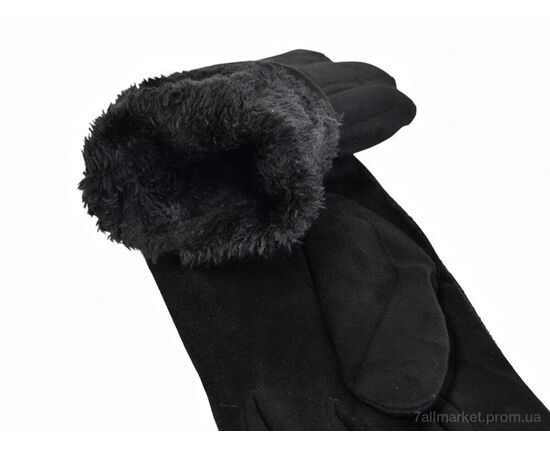 Рукавички жіночі Зима 03 black (10 шт. р.сітка6,5-8,5) "KUINH" недорого оптом від прямого постачальника, зображення 2